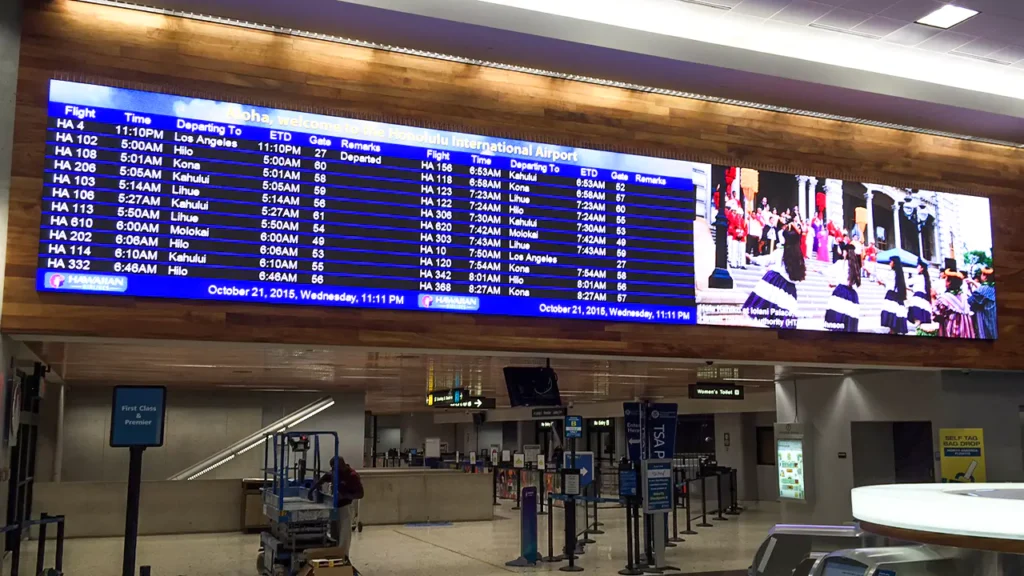Airports LED Displays