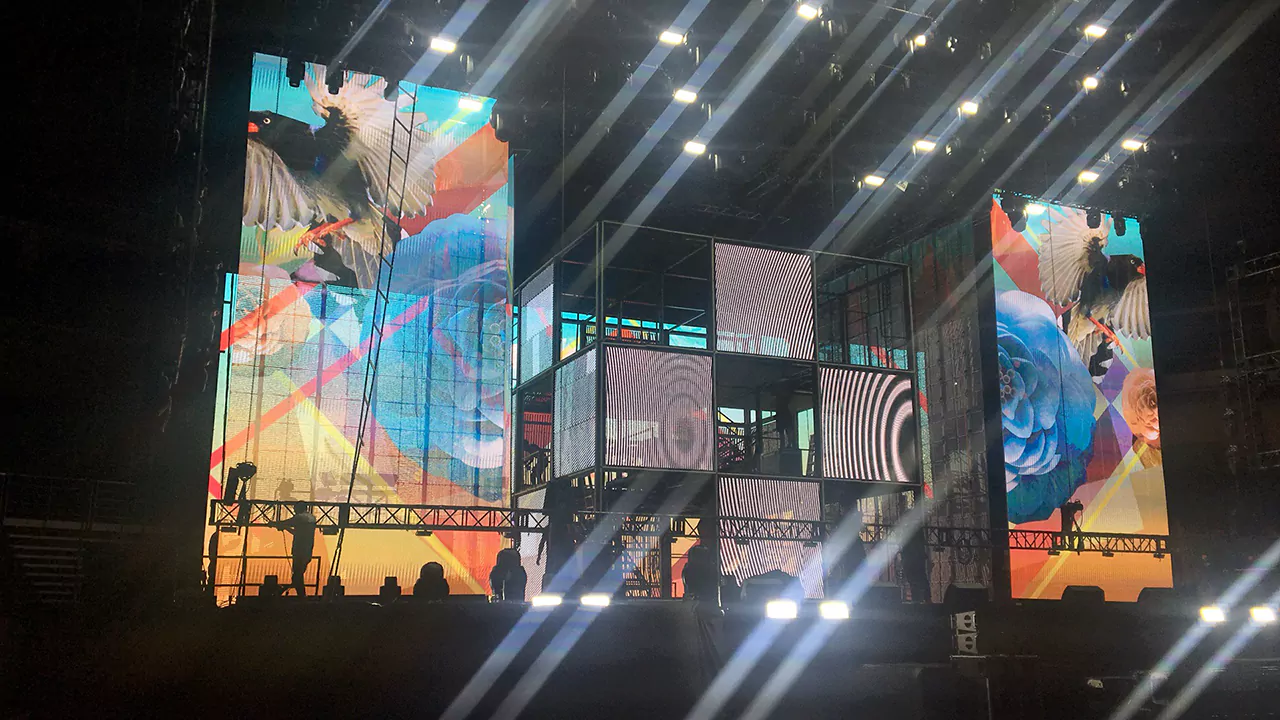 LED displays for stage