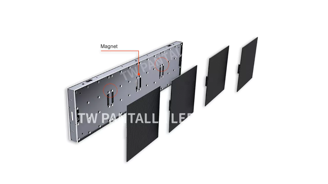 TW PANTALLA LED Double side display effect