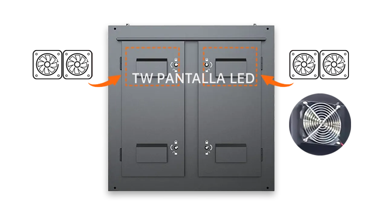 fast Heat dissipation fixed installation led screen LOGO