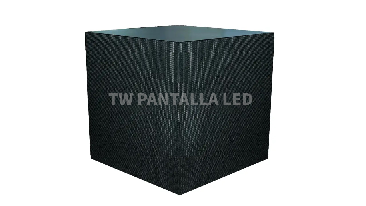 4 side LED cube display