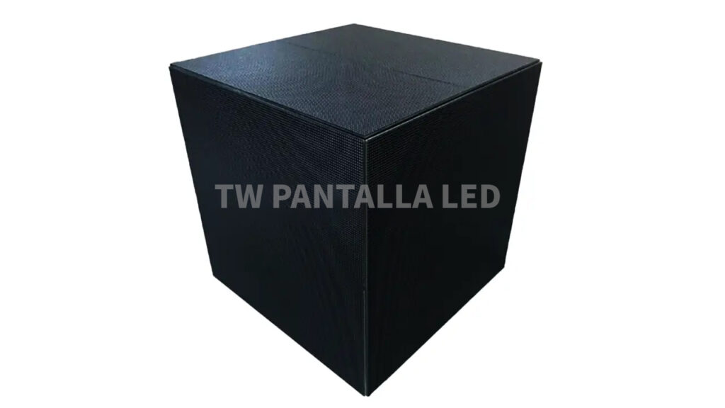 5 side LED cube display