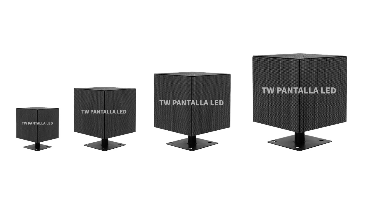 multiple size of LED cube Screen