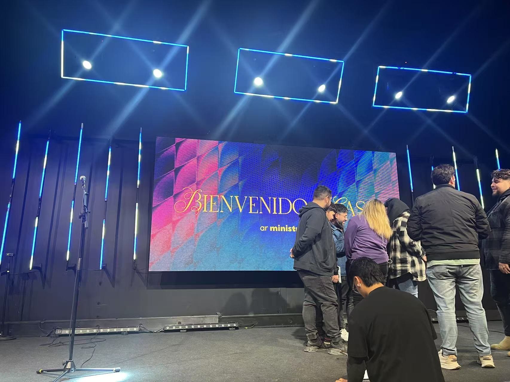 led display for church