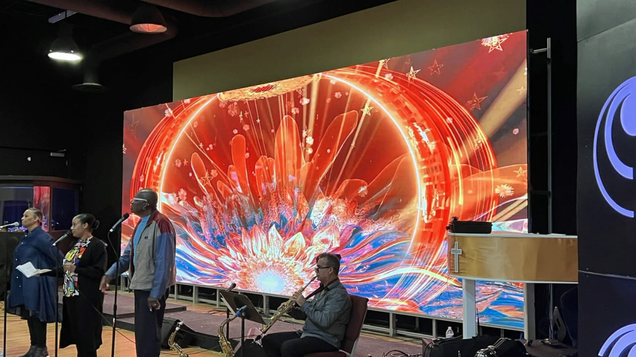 LED Video Wall in Church