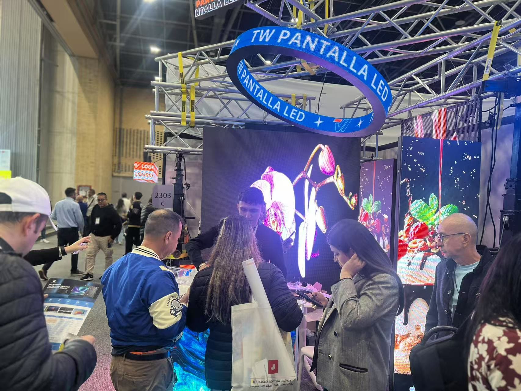 TW Pantalla LED at Andigráfica 2025 – Booth 2303C