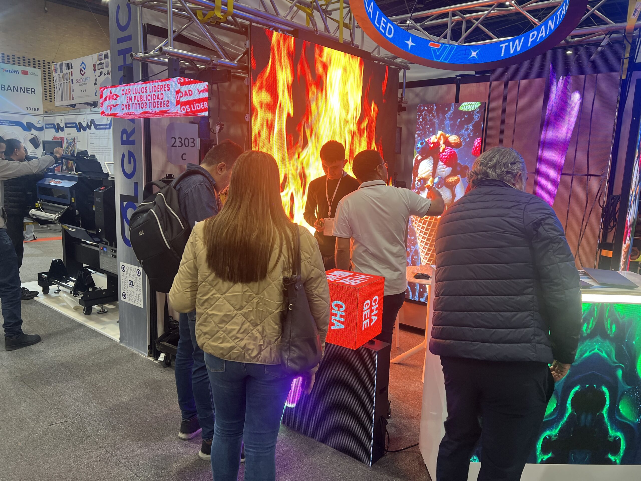 TW Pantalla LED at Andigráfica 2025 – Booth 2303C